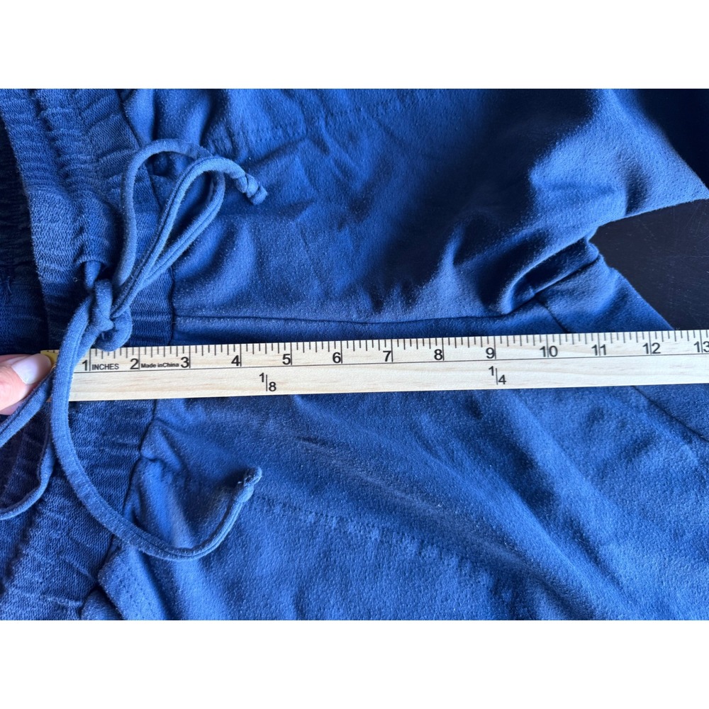 Free People FP Movement Blue Joggers Drawstring Waist Tapered Sweatpants Size M - Picture 4 of 7